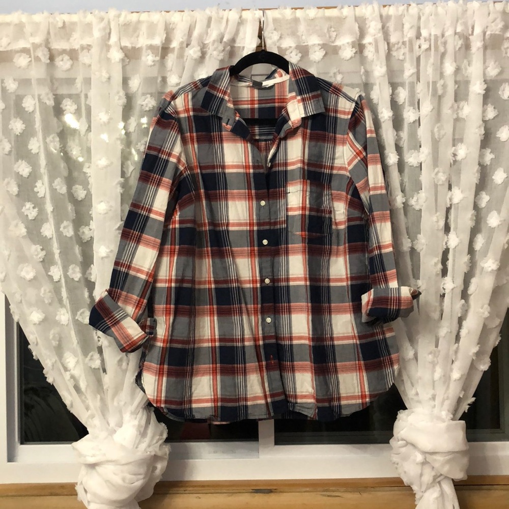 Button up plaid